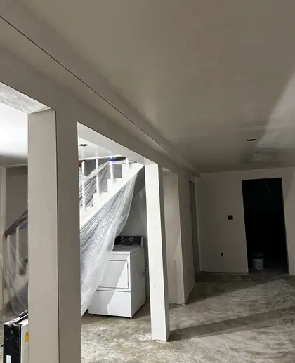 basement drywall installation