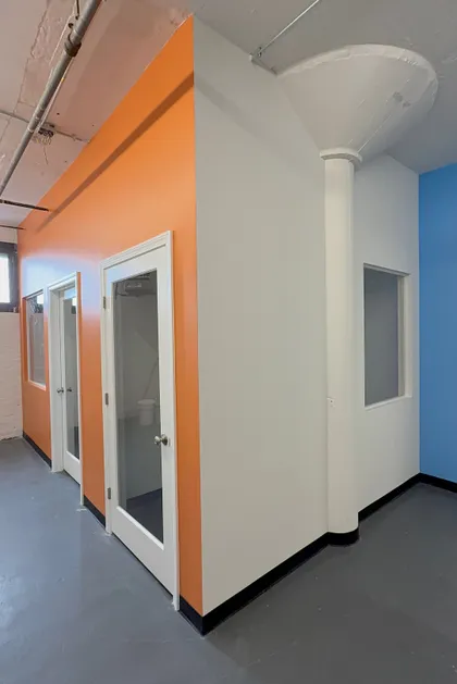 commercial drywall and painting project in Boston