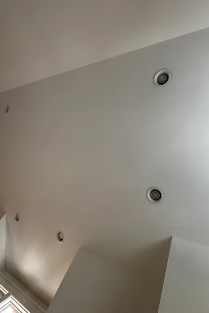 luxury plastered ceiling detail