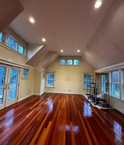 luxury vaulted ceiling plastering project